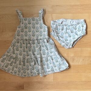 Carters little planet organic cotton 24 month dress and bottom